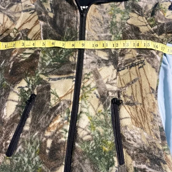 🥰😍Mossy True Timber Thick Fleeced Lined 4 Pocket Green Camouflage Warm Jacket - Picture 6 of 7